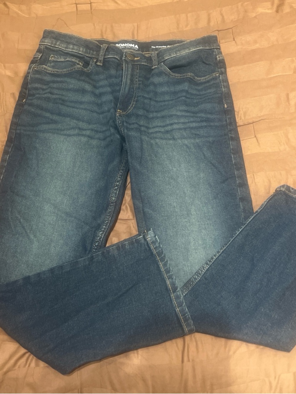 Sonoma Indigo Straight-Leg men's Jeans